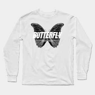 Metamorphosis Magic: Butterfly Tee Long Sleeve T-Shirt